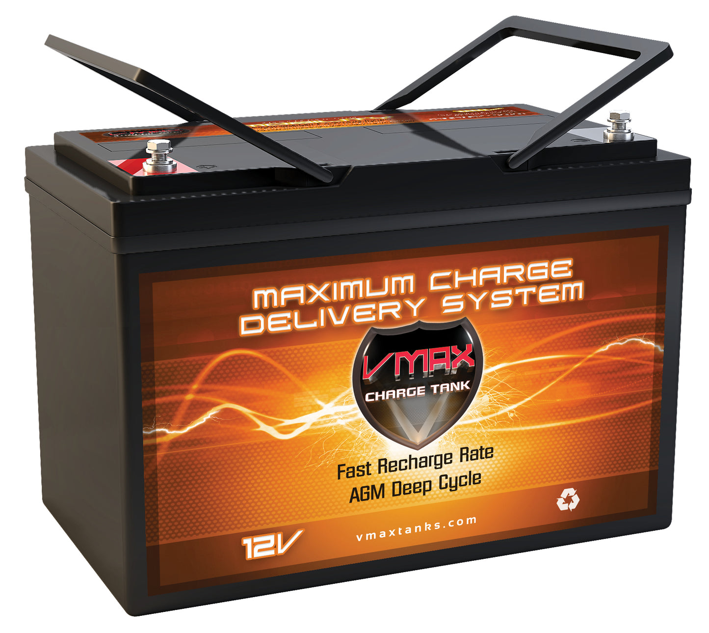 VMAXTANKS MB127 12V 100Ah AGM Deep Cycle Mobility Battery