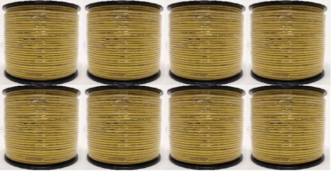 Qty: 8 Rolls of 18GA-250ft ea 100% OFC High Quality 18 Gauge Remote Primary Wire