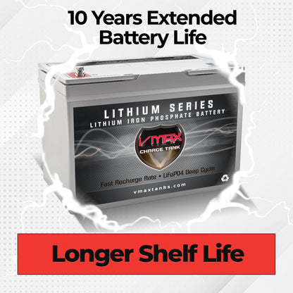 LFP27-12100 LiFePO4 Li-Iron 12V 100AH Deep Cycle Battery