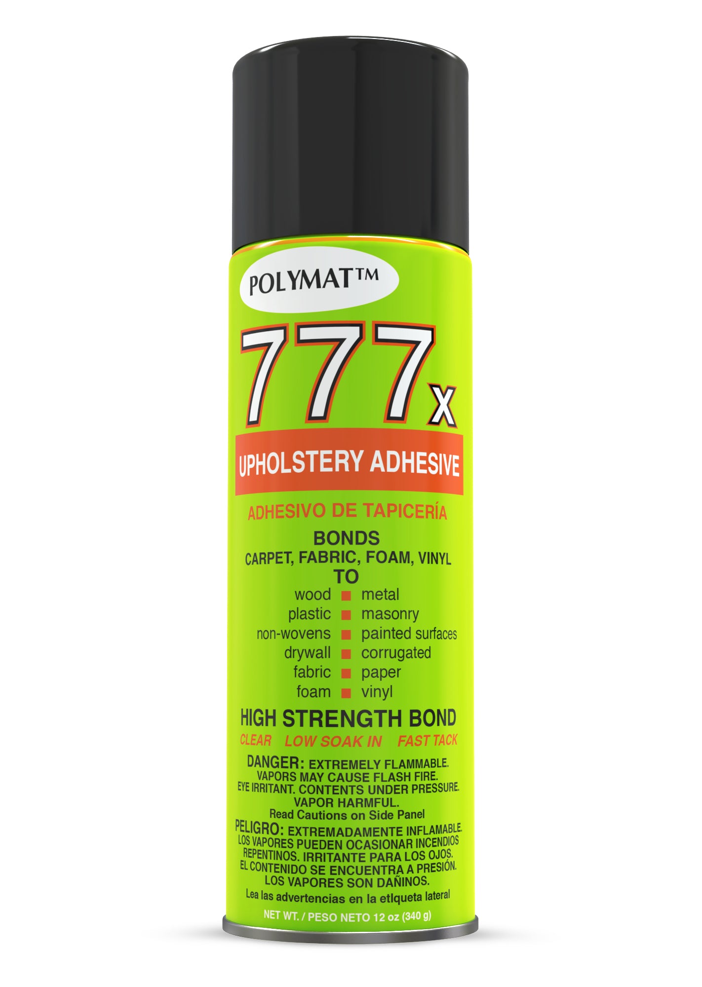 Polymat 777x Spray Adhesive - High-Strength Upholstery Spray Glue ...