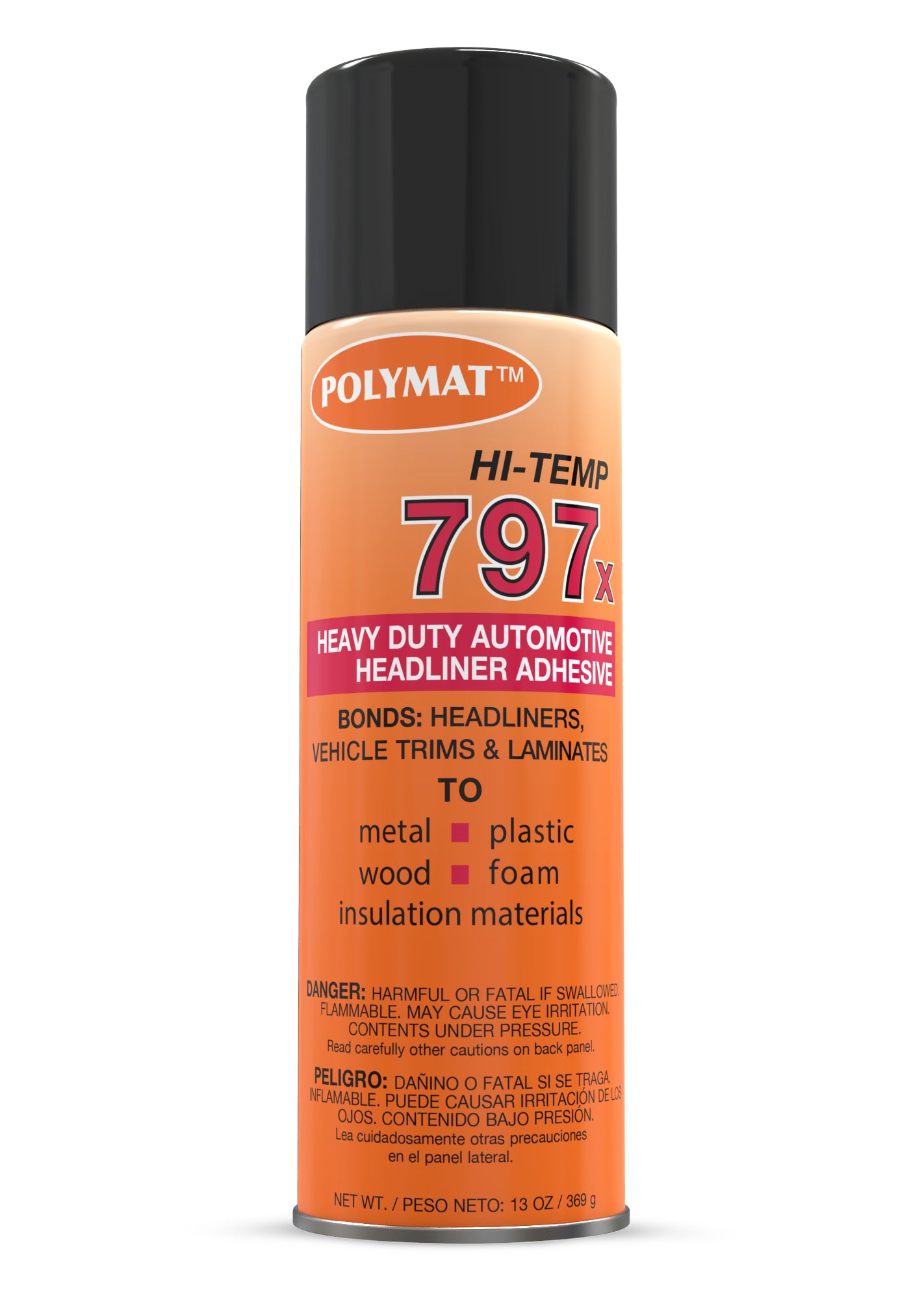 Polymat 797x Hi-Temp Spray Adhesive Heat-Resistant Industrial Bonding ...