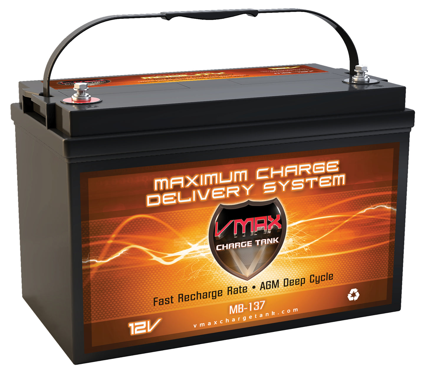 VMAX MB137-120 12V 120Ah AGM Deep Cycle Group 31 Battery