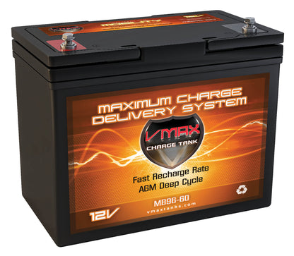 VMAX MB96-60 12V 60Ah AGM Deep Cycle Hi Performance Battery