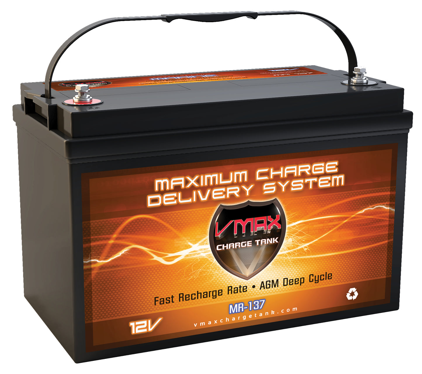 VMAX MR137-120 12V 120Ah AGM Deep Cycle Hi Performance Battery