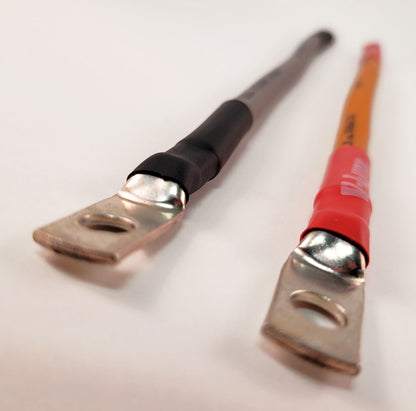 Pair 6 AWG Gauge Copper Battery Cables