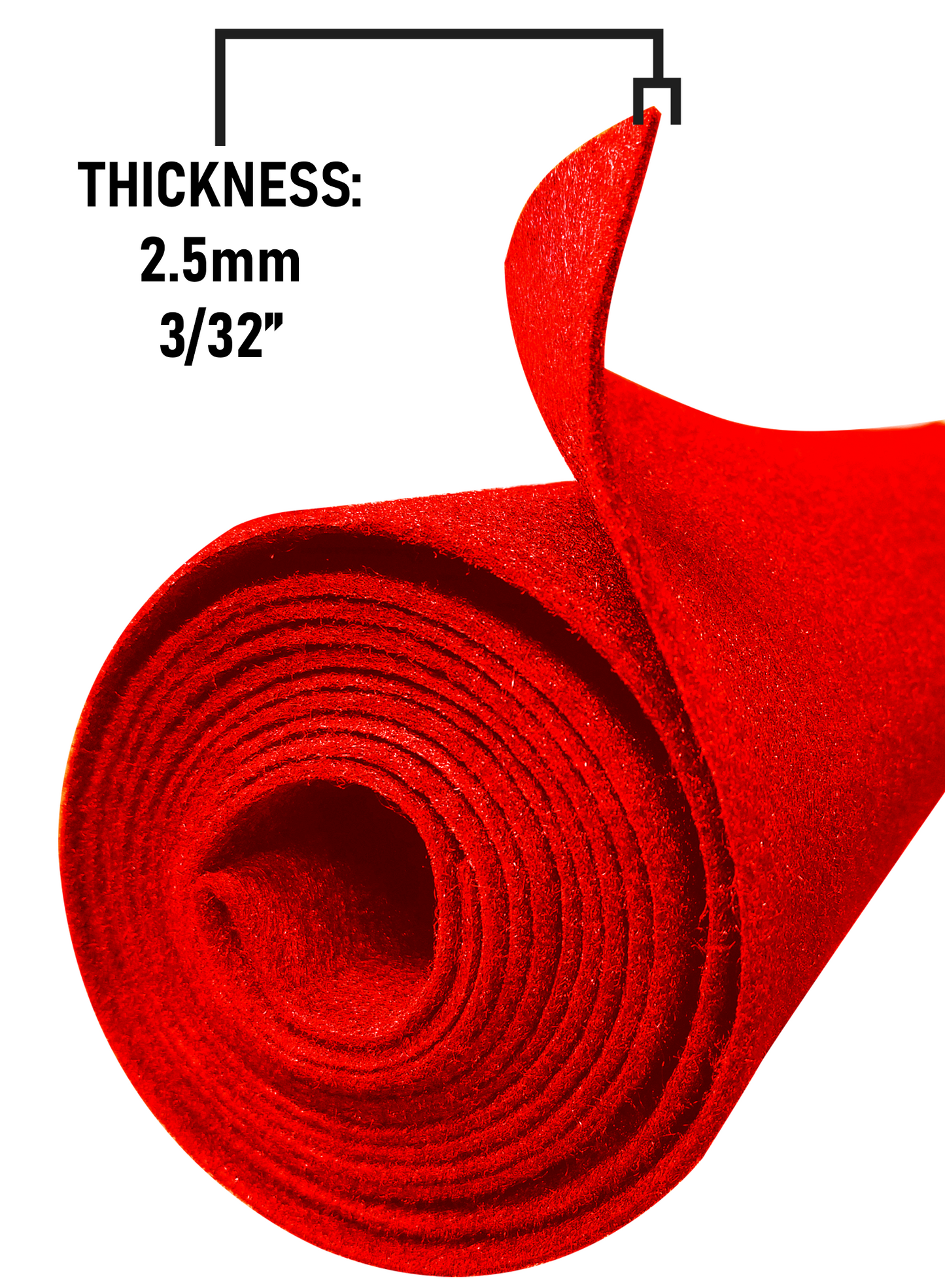 SIZE: 12FT x 3.75FT Polymat™ Series-35 Red
