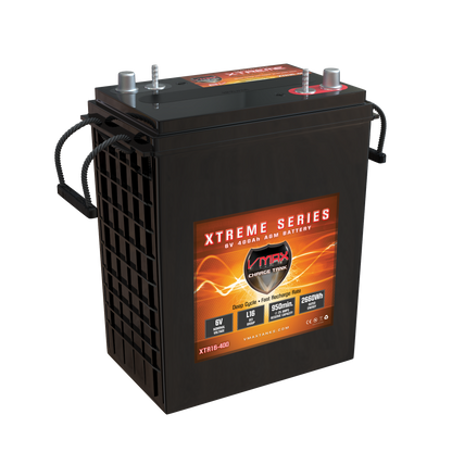 XTR16-400 Group L16 6 Volt 400AH Deep Cycle, XTREME AGM Sealed Lead Acid SLA 6V Battery