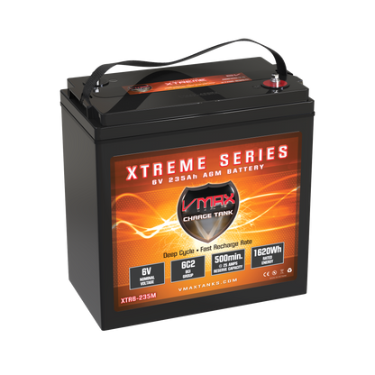 VMAXTANKS XTR6-235M 6V 235Ah AGM Battery - Single Posts