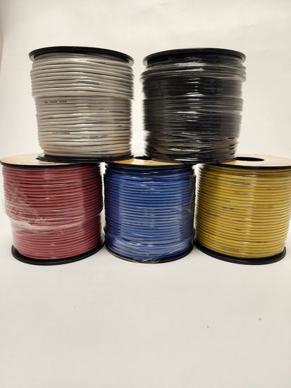 Qty: 5 Rolls of 18GA-250ft ea 100% OFC High Quality 18 Gauge Remote Primary Wire