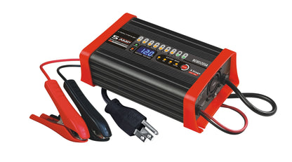 12 VOLT 5 AMP 8-Stage Smart Charger/Maintainer