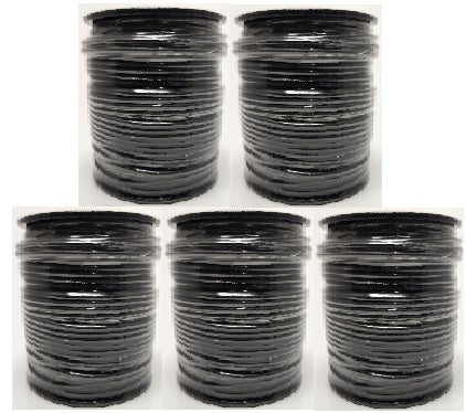 Qty: 5 Rolls of 18GA-250ft ea 100% OFC High Quality 18 Gauge Remote Primary Wire