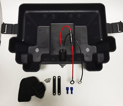 Group 24 Smart Battery Box w/Dual USB Voltmeter