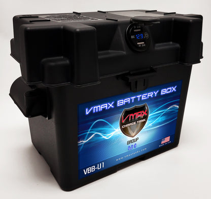 Group U1 Smart Battery Box w/Dual USB Voltmeter