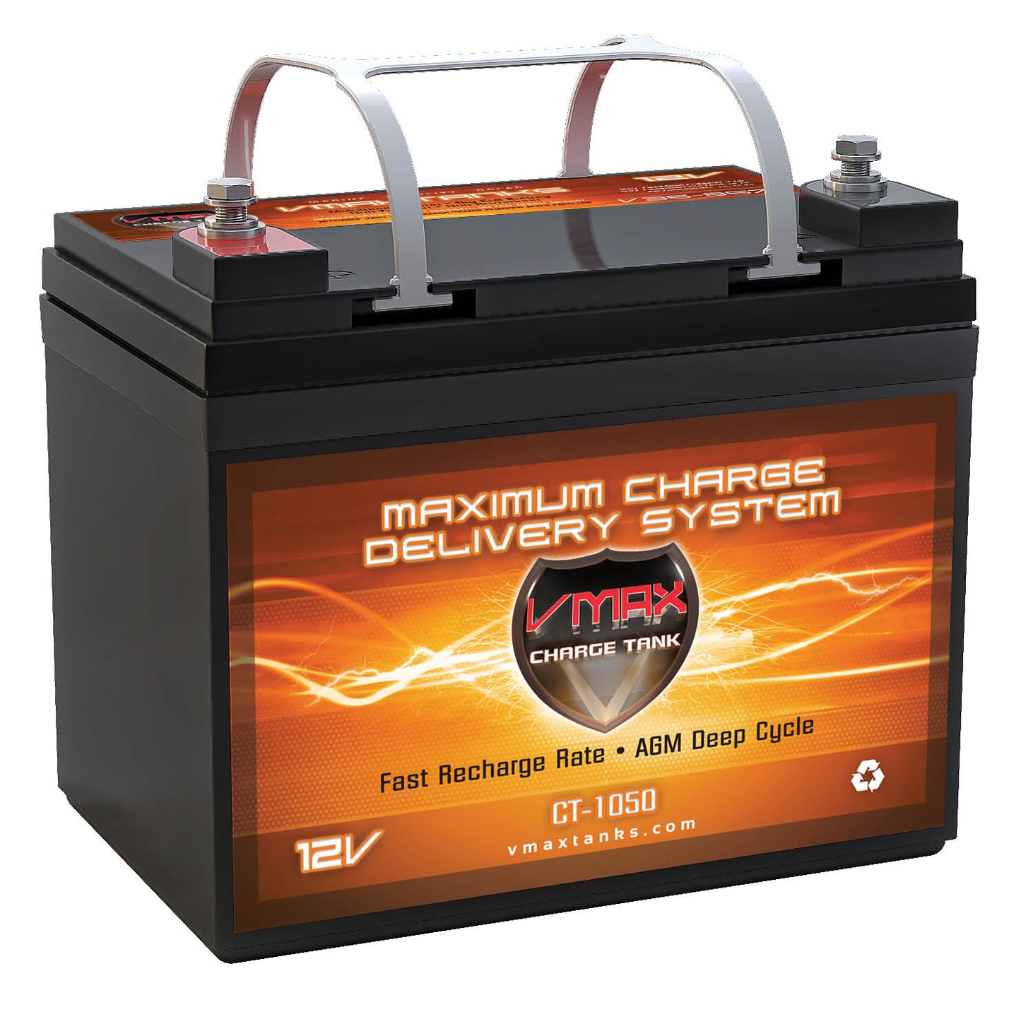 CT1050  2100Wmax/1050Wrms  AGM Audio System 40AH Charge Tank.