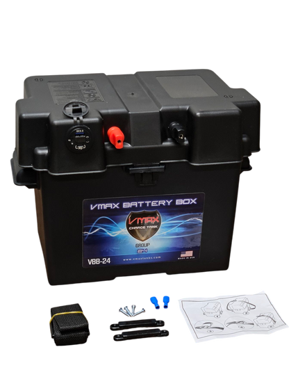 Group 24 Power Center Battery Box with Quick Posts