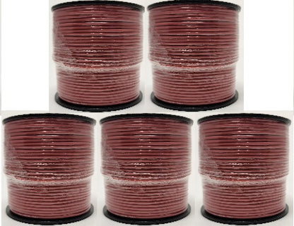 Qty: 5 Rolls of 18GA-250ft ea 100% OFC High Quality 18 Gauge Remote Primary Wire