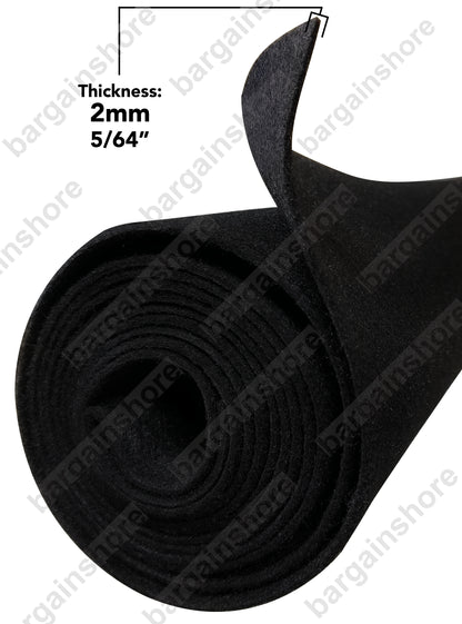 SIZE: 16FT x 3.75FT Polymat™ Series-25 Black