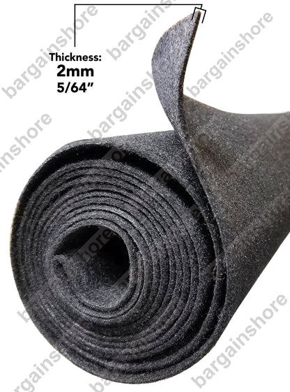 Size: 45ft x 3.75ft Polymat™ Series-25 Charcoal