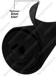 SIZE: 10FT x 3.75FT Polymat™ Series-25 Black