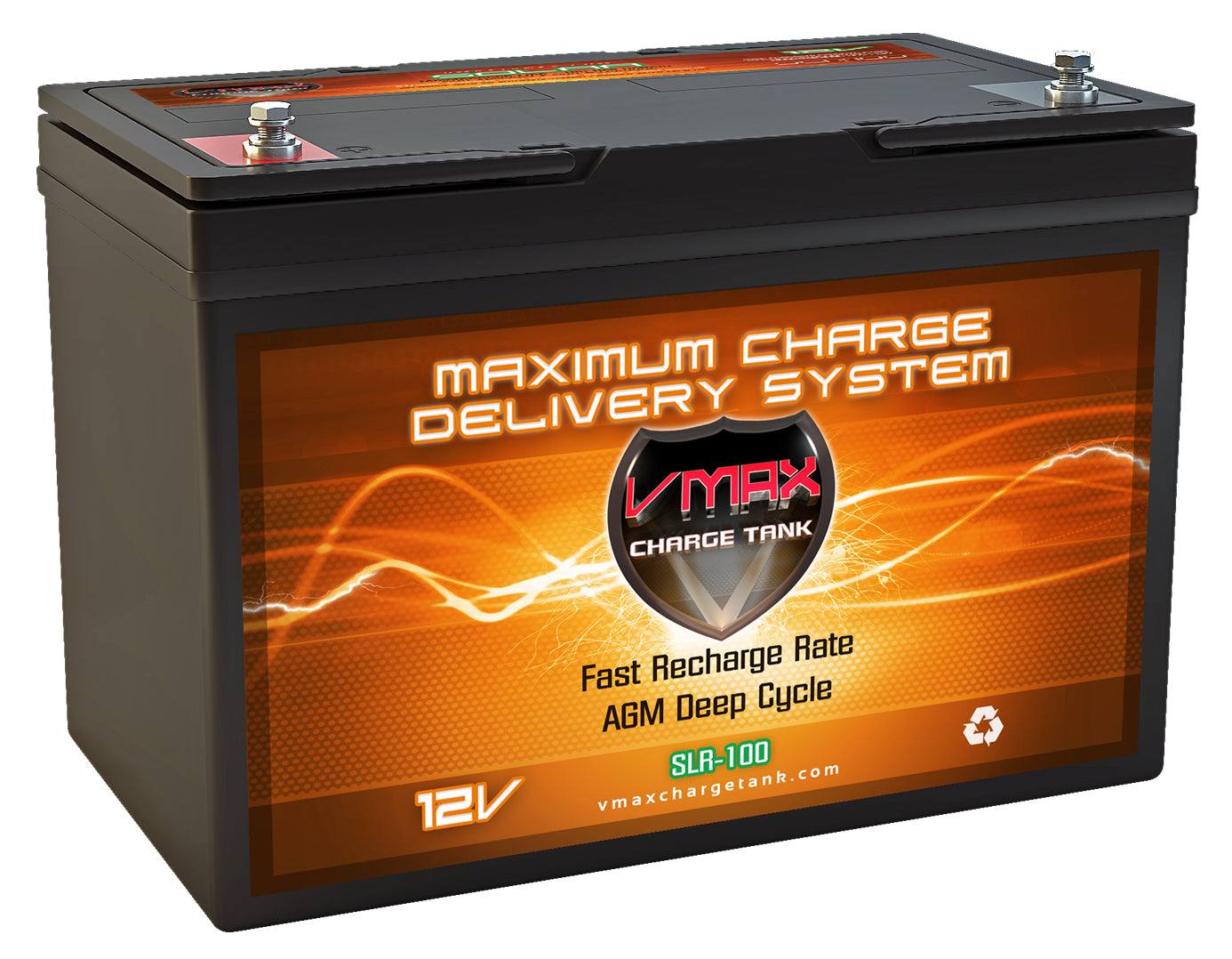 VMAX SLR100 12 Volt 100Ah AGM Deep Cycle Hi Performance Battery