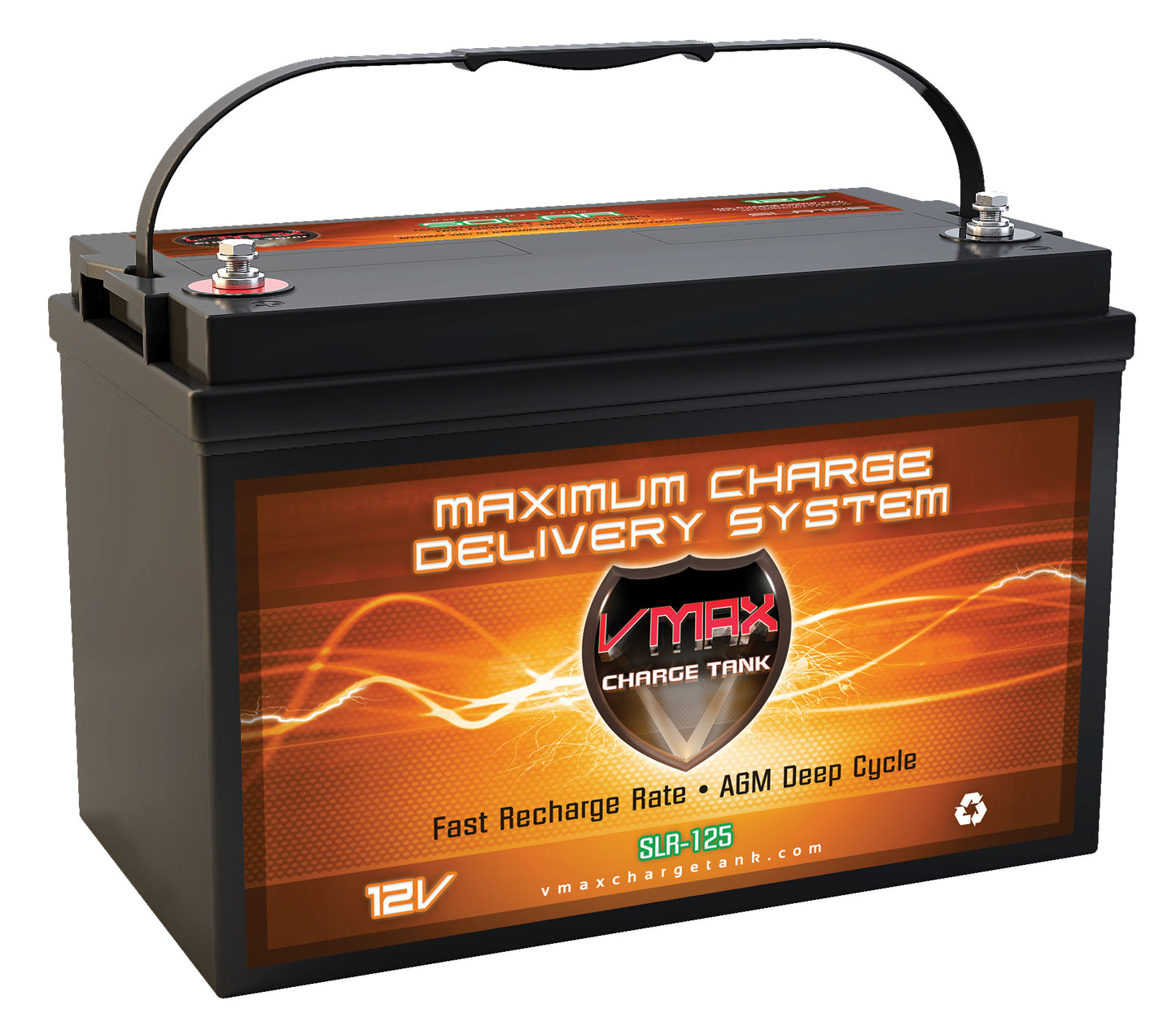 OPEN BOX VMAX SLR125 12 Volt 125Ah AGM Deep Cycle High Performance Group-31 Battery