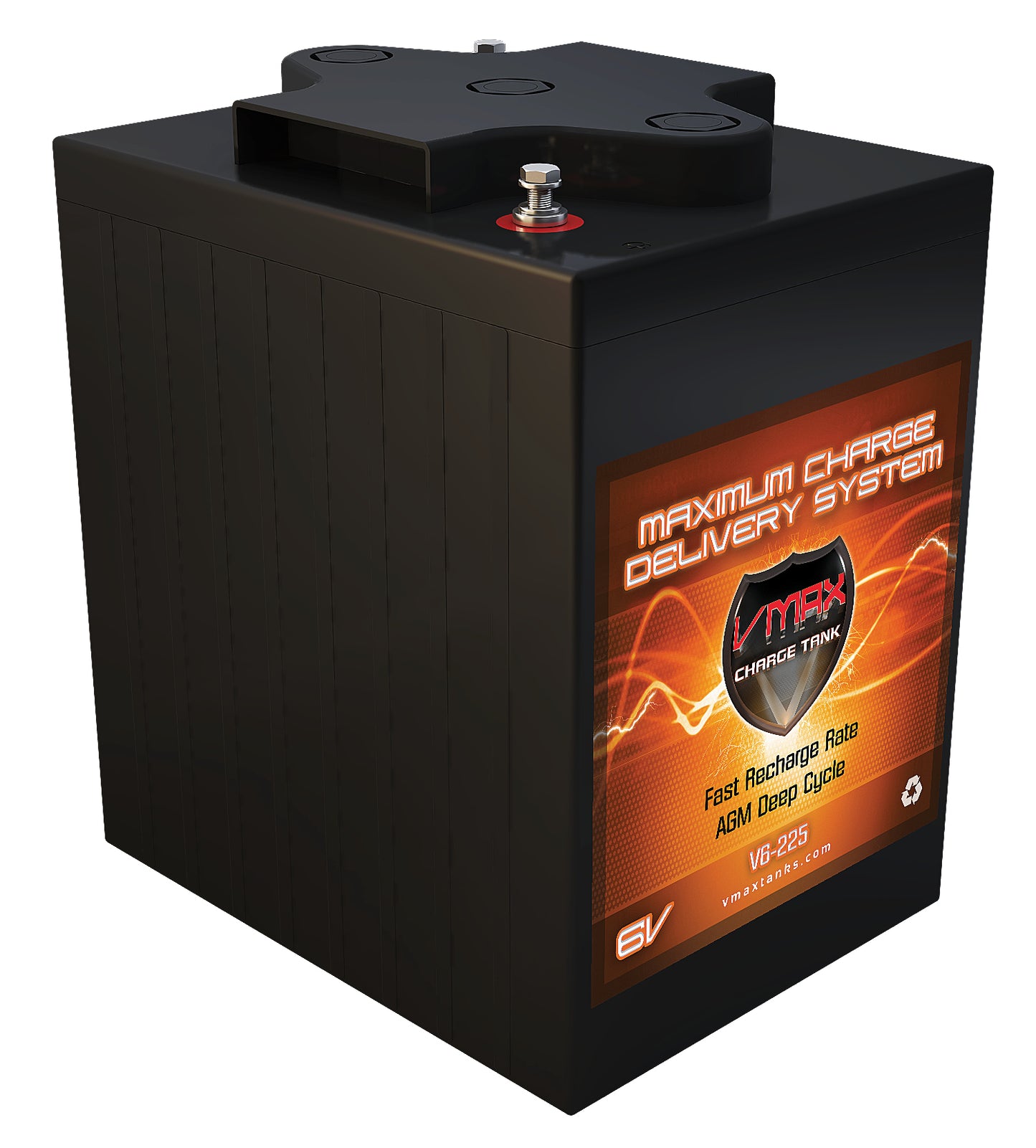 VMAX V6-225 6 Volt 225Ah AGM Deep Cycle High Performance Group GC2 Battery