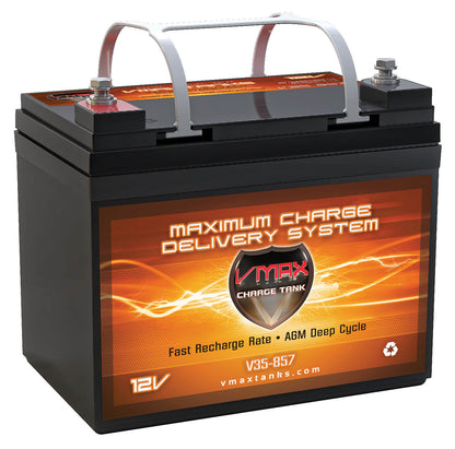 USED VMAX V35-857 12 Volt 35Ah AGM Deep Cycle U1 Battery