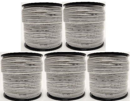 Qty: 5 Rolls of 18GA-250ft ea 100% OFC High Quality 18 Gauge Remote Primary Wire