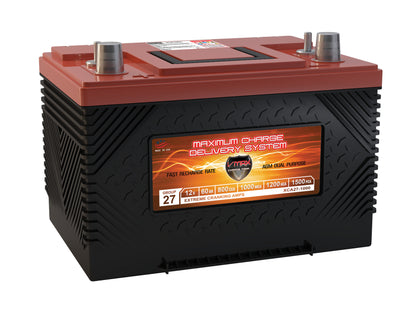 XCA27-1000 Xtreme Cranking Amps Deep Cycle AGM Battery