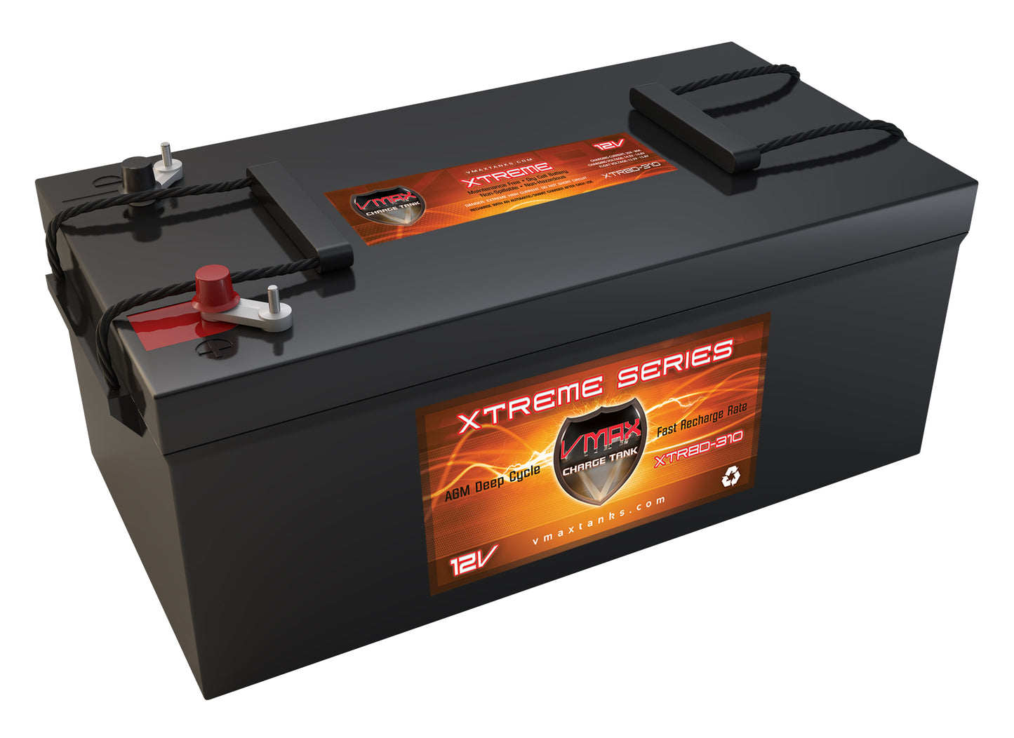 VMAX XTR8D-310 12V 310AH Deep Cycle, XTREME AGM Battery.